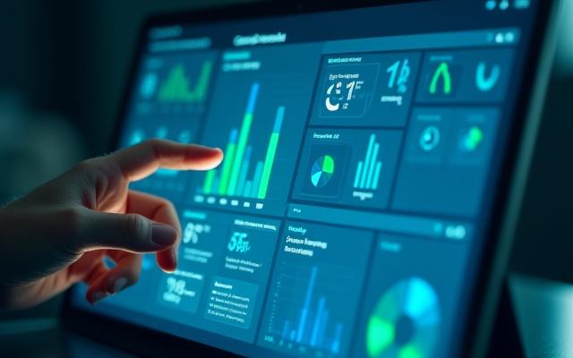 A dashboard displaying HR data analysis, representing HR analytics and strategy.